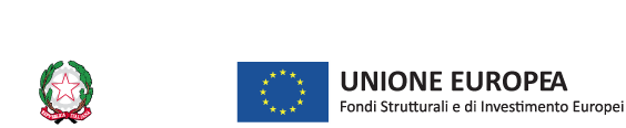 Stemma Repubblica Italiana e Logo Unione Europea Fondi Strutturali e di Investimento Europei